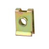 uxcell 20pcs Spring Steel Speed Fastener Extruded U Nut Brass