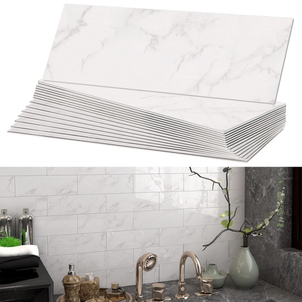 BeNice Peel and Stick Backsplash for Kitchen Walls Tile Stickers