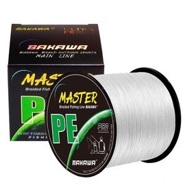 300m 8 Strands Braided Fishing Line, Multifilament PE Fishing Line, Strong Fishing Accessories for Outdoor Fishing - Color: White, Specification: X8-300M-0.8#-22LB-0.14mm