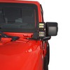 Hooke Road Dual A-Pillar Light Mounting Brackets Compatible with 2018-2023