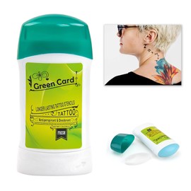 Tattoo Transfer Cream Gel, Tattoo Stencil Gel for Old & New Tattoos, Color Enhancing, Long-Lasting, Safe, Irritation-Free, Rotary Telescopic Dispenser for Precise Application, Natural Ingredients