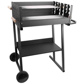 guogiyala Charcoal Grills - Portable Charcoal Grill,2025 Skewer Charcoal Grill with wheels, for camping and picnic