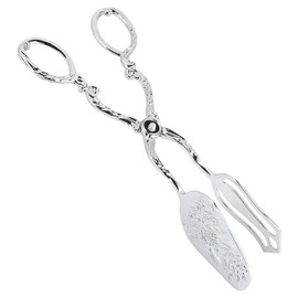 Pastry Tongs Shell Shaped Vintage Bread Tongs Serving Tongs Ice Tongs Sugar Tongs Kitchen Tongs for Buffet, Parties, Barbecue, Home Kitchen