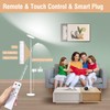 marctronic White Floor Lamp, 42W 4000LM Super Bright LED Room