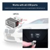 Dickno 4 PCS USB LED Car Interior Atmosphere Lamp, Portable
