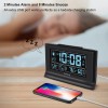DreamSky Alarm Clocks for Bedrooms with Battery Backup, Auto Set