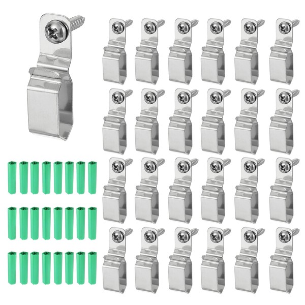 MECCANIXITY 25Pack String Light Hanger Hooks LED Strip Light Holder
