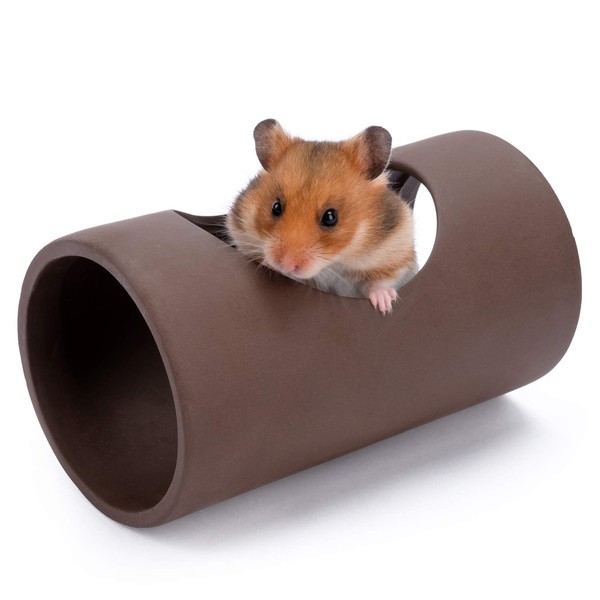 Niteangel Ceramic Hamster Tunnel & Tubes Hiding Place - for