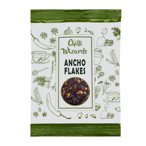 Ancho Grande Chilli Flakes. Crushed Chillies - 100g