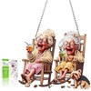 GUMITOON Diamond Art Kits for Adults-Hanging Old Lady Full Drill