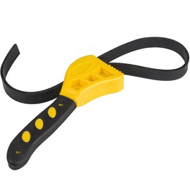 PAIKIUU Strap Wrench 600mm Multi-Purpose Adjustable Rubber Strap Wrench Belt for Pipe Plumbers, Oil Filter, Jar Opener for Weak Hands