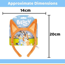 VFM e-Store - Bingo Bluey Headband Children's Video Game Accessories Birthdays, Gifts, Boys and Girls - 20cm X 14cm Orange