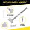 Firecore FS18313 SDS-MAX Scaling Chisel 3-In Wide Curved Tile Chisel