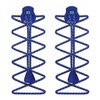 55 Sport Elastic Lock Shoelaces - Blue (3 Pack)