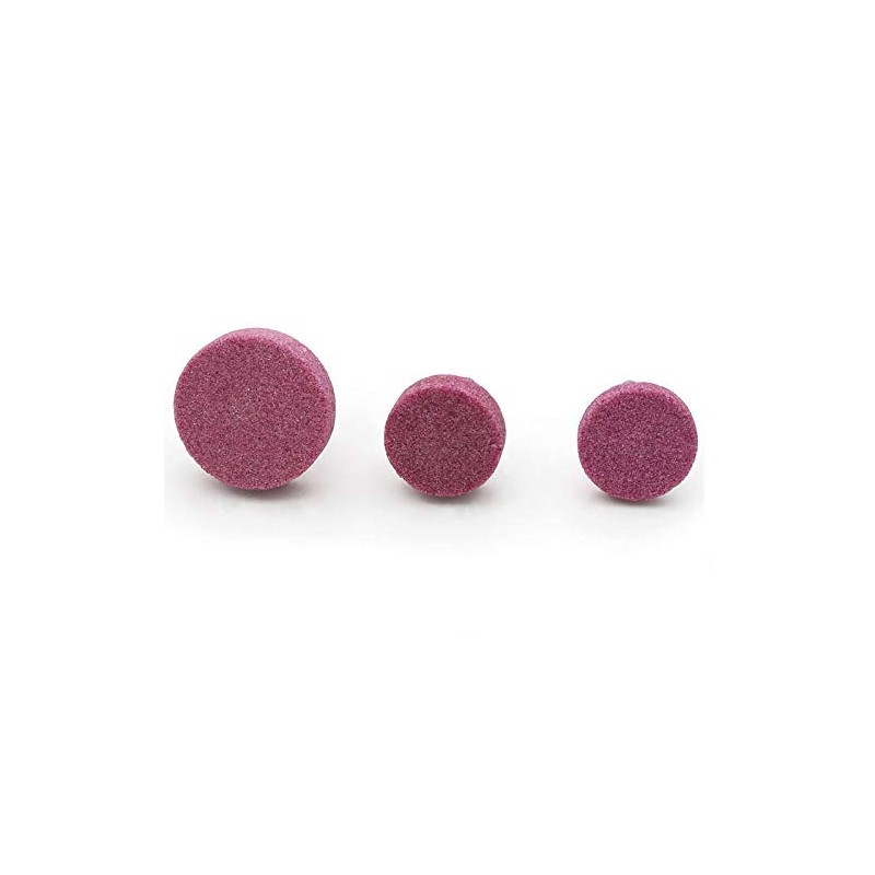 10 x Pink Grinding Wheels 6mm T-Shaped Shank, 25mm /