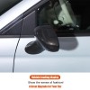 Ynei ABS Carbon Fiber Side View Mirror Cap Shell Parts