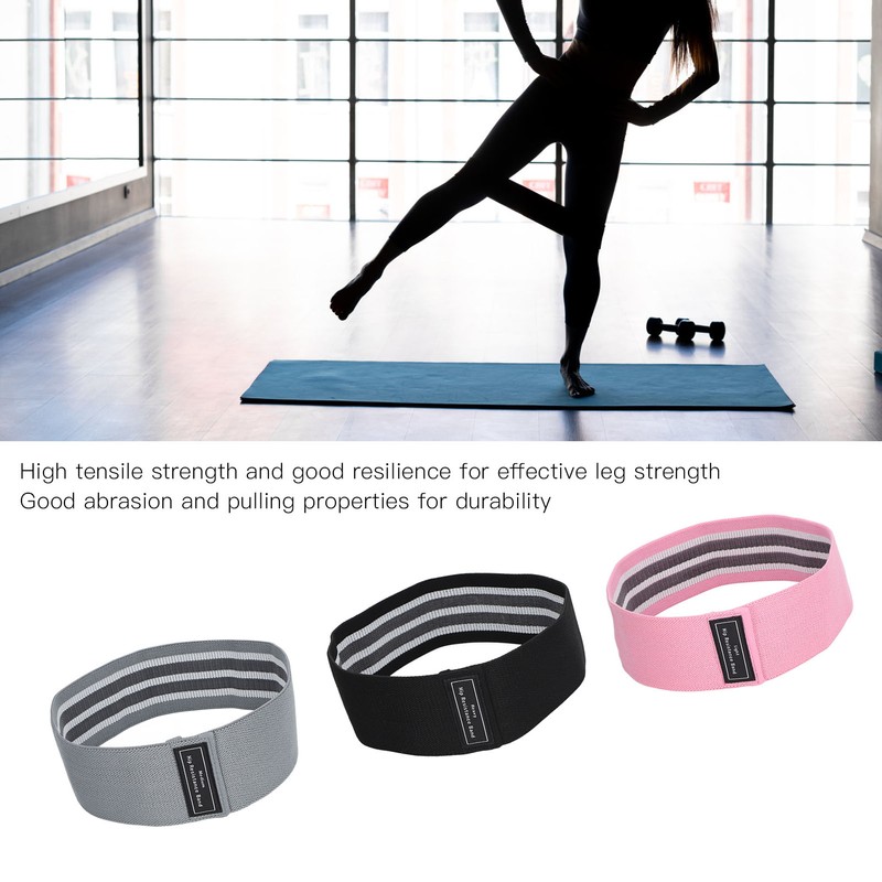 3PCS Resistance Bands Elastic High Pulling Force Exercise Workout Band
