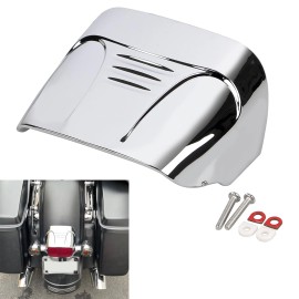 Unbranded Chrome Tail Light Visor Cover For Harley Road King Electra Street Glide FLHX