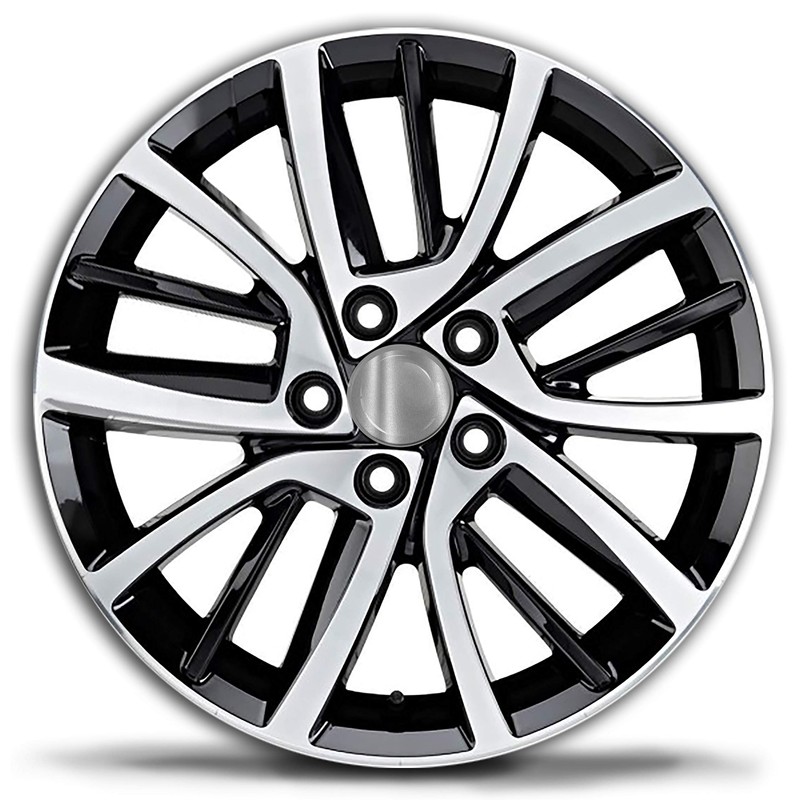 Skino Eu 4 x 60 mm Silver Black Alloy Wheels