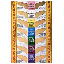 Archangel Incense Collection | Chamuel, Gabriel, Jophiel, Michael, Raphael, Uriel, Zadkiel | 7 Distinct Scents Designed for Each Archangel | 7 Packages Each Package 15 Grams - Total of 105 Grams