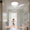 DJBoomy Rechargeable Motion Sensor Ceiling Light: Indoor LED Wireless Ceiling