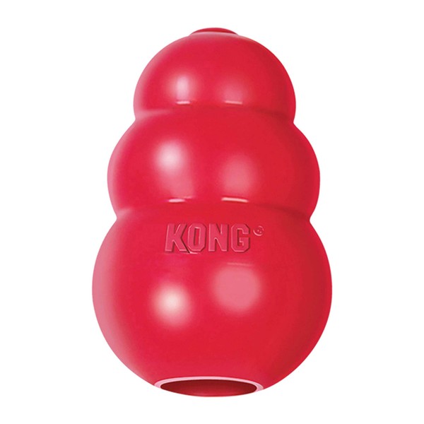 KONG - Classic Dog Toy, Durable Natural Rubber- Fun to Chew, Chase and Fetch - for Extra Large Dogs