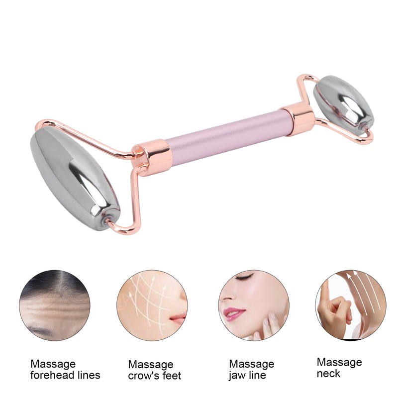 Face Roller Terahertz Power Stone Facial Beauty Roller Massager Gua