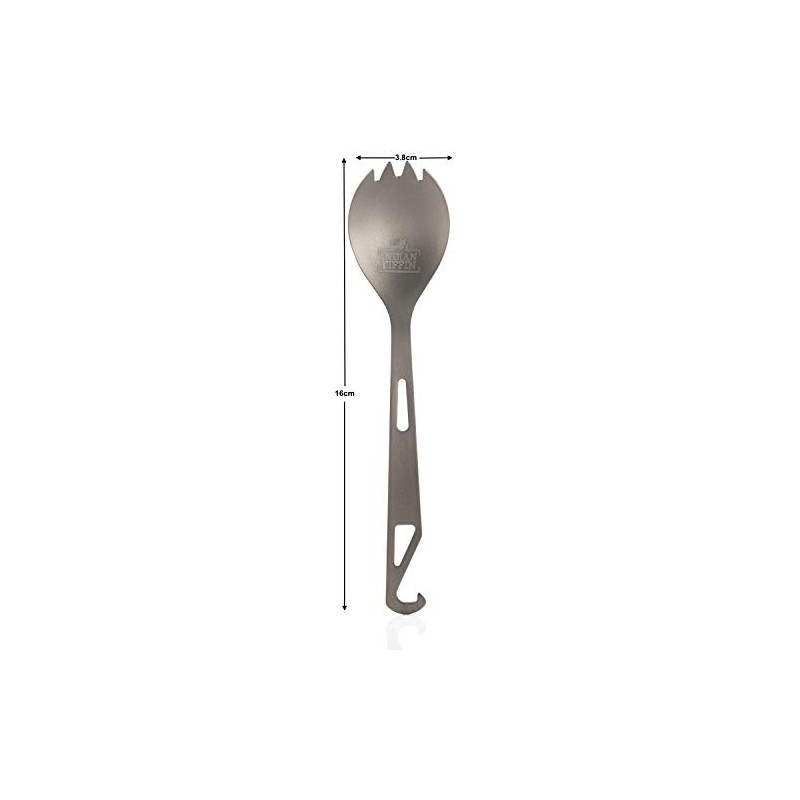 Indian Tiffin Titanium Alloy Spork and Utility Spoon Perfect to