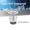 UL Listed 19mm 15Amp Push Button Switch Latching 110V-120V AC/DC