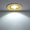 YYWYNUS 9W LED Ceiling Light 3 Inch Brass Recessed Lighting