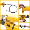Manual Hydraulic Pump CP-700, Hydraulic Hand Pump with Pressure Gauge,