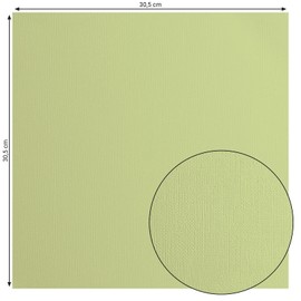 Vaessen Creative Florence Cardstock Paper Yellow 216gsm Square 12" x 12" 20 Pack Texture for Scrapbooking, Card Making, Die Cutting and Other Paper Crafts