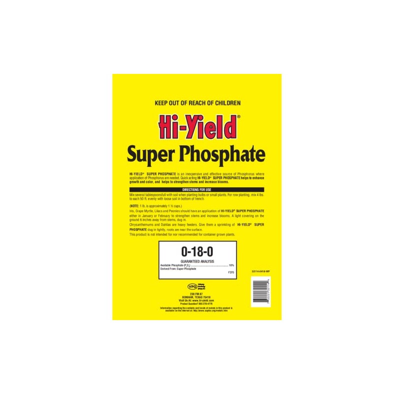 Voluntary Purchasing Group 32115 Fertilome Hi Yield Super Phosphate Plant