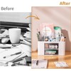 AUMA Desk Organizer with Drawer, Multi-Functional Pencil Holder for Desk,