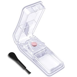 Opret Tablettenteiler f√ºr Gro√üe und Kleine Tabletten F√ºr Tabletten-Vitamin-Medizin in ein Halbes Viertel Schneiden - Transparente Farbe