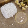 60m roll Pearl Wire Beads, 3mm 8mm Artificial Pearls String