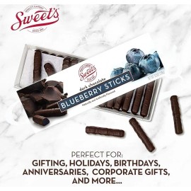 Sweets Sweet Candy Company Dark Chocolate Blueberry Sticks - Gourmet Chocolate