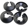 ZCZQC 4PCS Snap on Pipe Caps Decorative 17mm PP Plastic