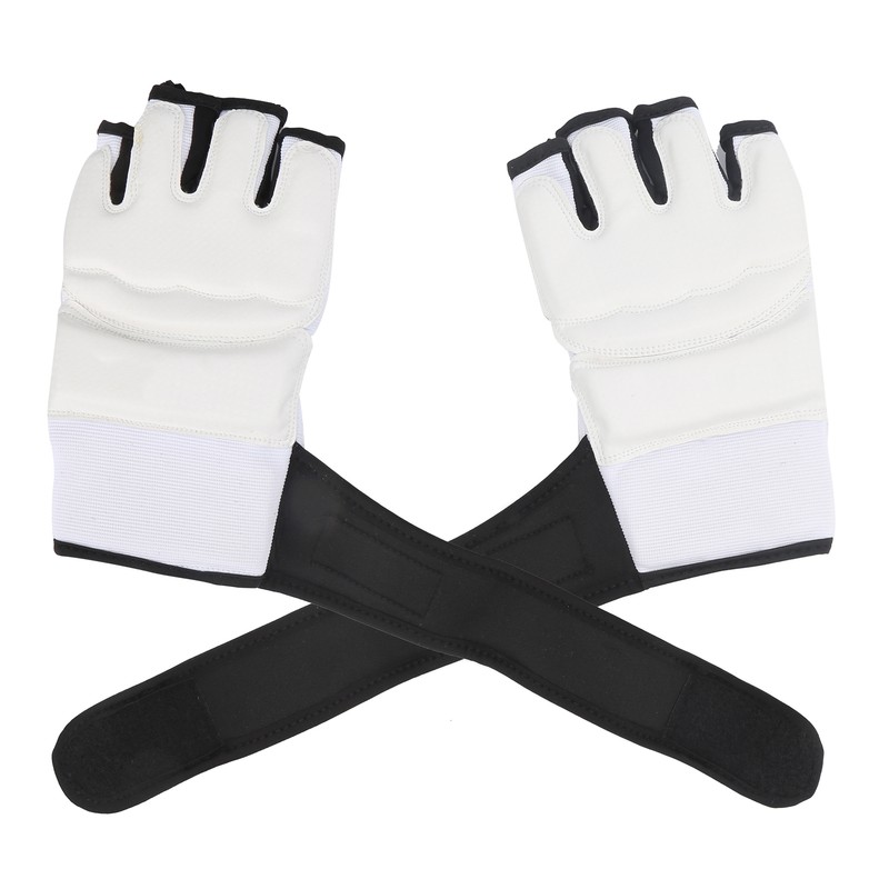 1 Pair 180‑185mm Half Finger Punch Bag Training Gloves Boxing