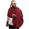 L'VOW Medieval Northman Shawl Wrap Half Shoulder with Viking Turtle