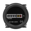Round Hour Meter PC High Accuracy Quartz Mechanical Hour Meter