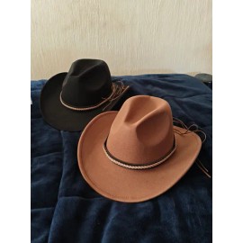 Sombreros Vaqueros 2 Piezas. Café Y Negro.