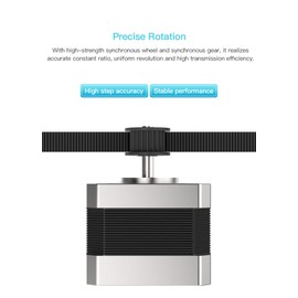 Ender 3 V2 Motor paso a paso con engranaje compatible con Ender 3 V2, Ender 3 Pro, Ender 3 Max CR-6 MAX, CR6 SE, CR-10 Smart, Ender-3 V3 SE 3D Impresora (42-34, solo motor)