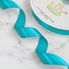 Creative Ideas PSF0708-316 Cinta de satén sólido, 7/8"/100 yardas, turquesa