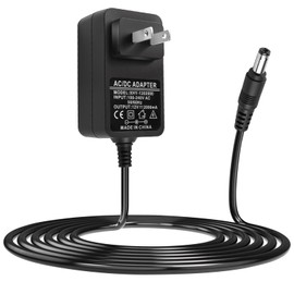 Vranzoral 12V 2A AC/DC Power Supply Adapter for Yamaha PSR/YPG/YPT/DGX/DD/EZ/P Series Keyboards, 5.9FT Charger Cord Replacement for PA-130/PA-130B (Piano Keyboard Accessories)