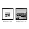 HAUS AND HUES 10x10 Black Metal Picture Frames Matted to