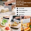 SCHVUBENR Dough Scraper Set with 2 Flexible Bowl Scrapers -