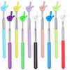 Pack of 10 Extendable Pointer Sticks, Telescopic Teacher Pointers, Finger