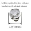 HAHIYO 25mm Diameter Shower Door Wheels Smooth Rolling Sturdy Easy