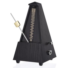 RIVVTA Mechanical Metronome High Precision Track Beat for Piano Ebony Color